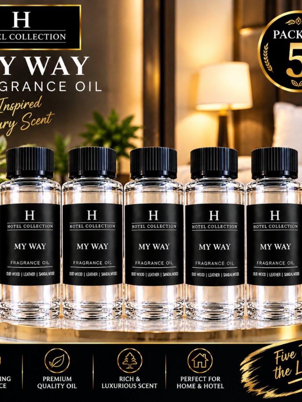 My Way 120 ml Diffuser Oil Inspired By The Edition Hotel & Hotel Collection